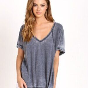 Free People We the Free Burnout Free Fallin Tee Vintage Yellow Butter S/P